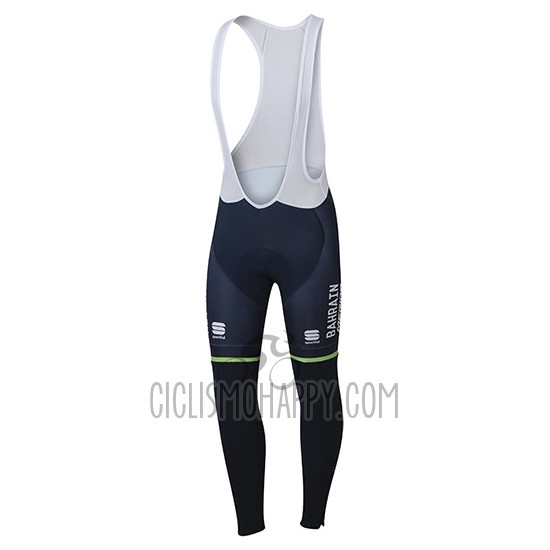 Bahrain Merida Cycling Jersey Bib Tight 2017 Long Sleeve Red